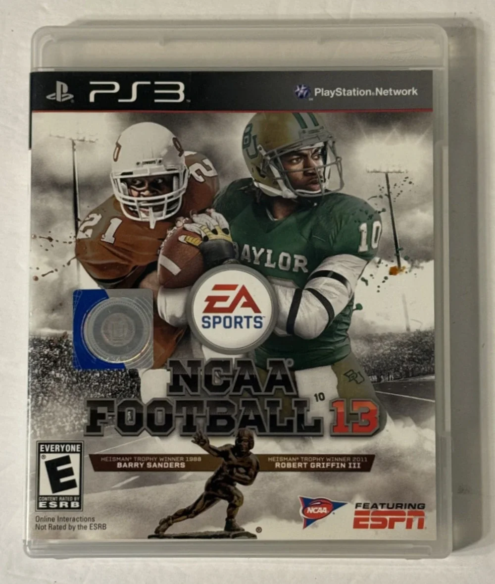 NCAA Football 13 Sony PlayStation 3 PS3 2012 Manual / Insert Included